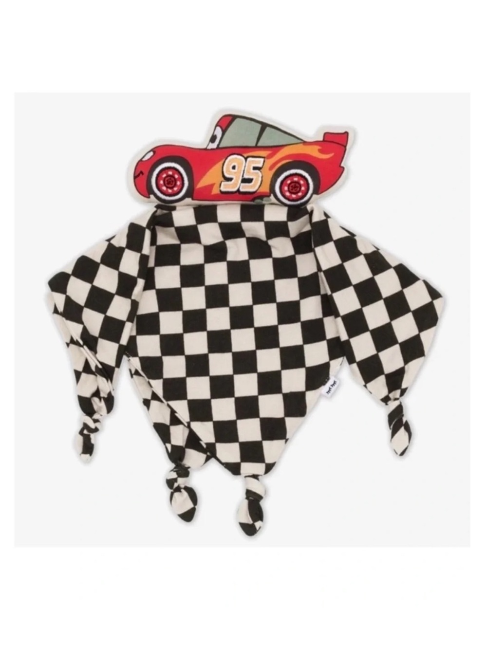 NWT Little Sleepies Disney Radiator Springs Lovey - Black & White Check